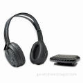 VHF/RF Cordless Headset with Independent Receiving Bands for Headphones and Radio
